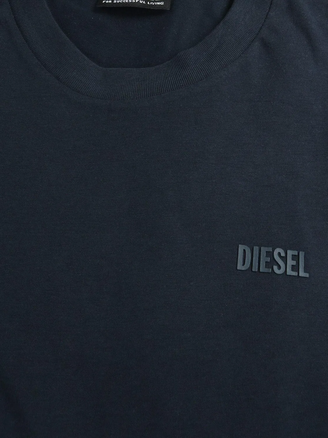 Футболка Diesel T-JUST 250121 темно-синего цвета — фото 2
