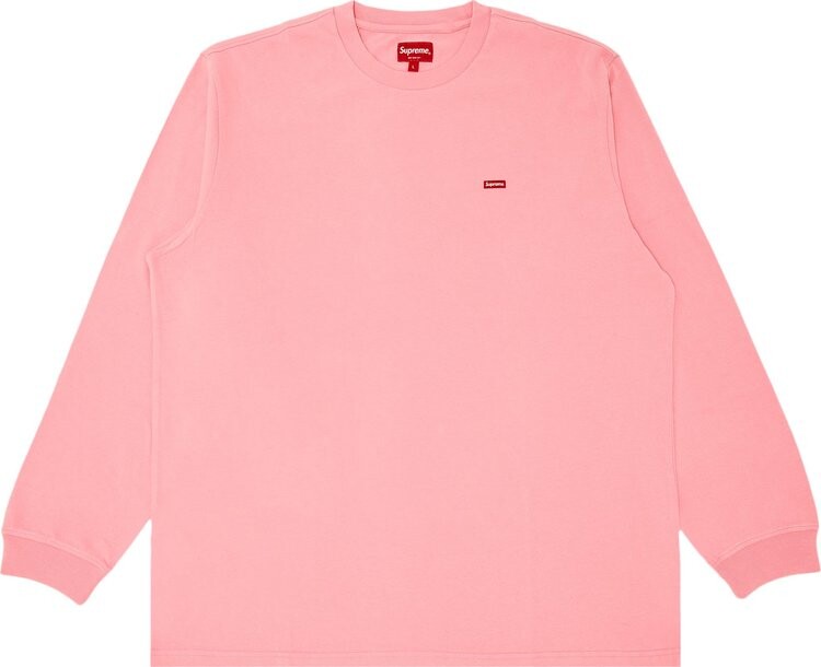 

Лонгслив Supreme Small Box Long-Sleeve Tee 'Pink', розовый