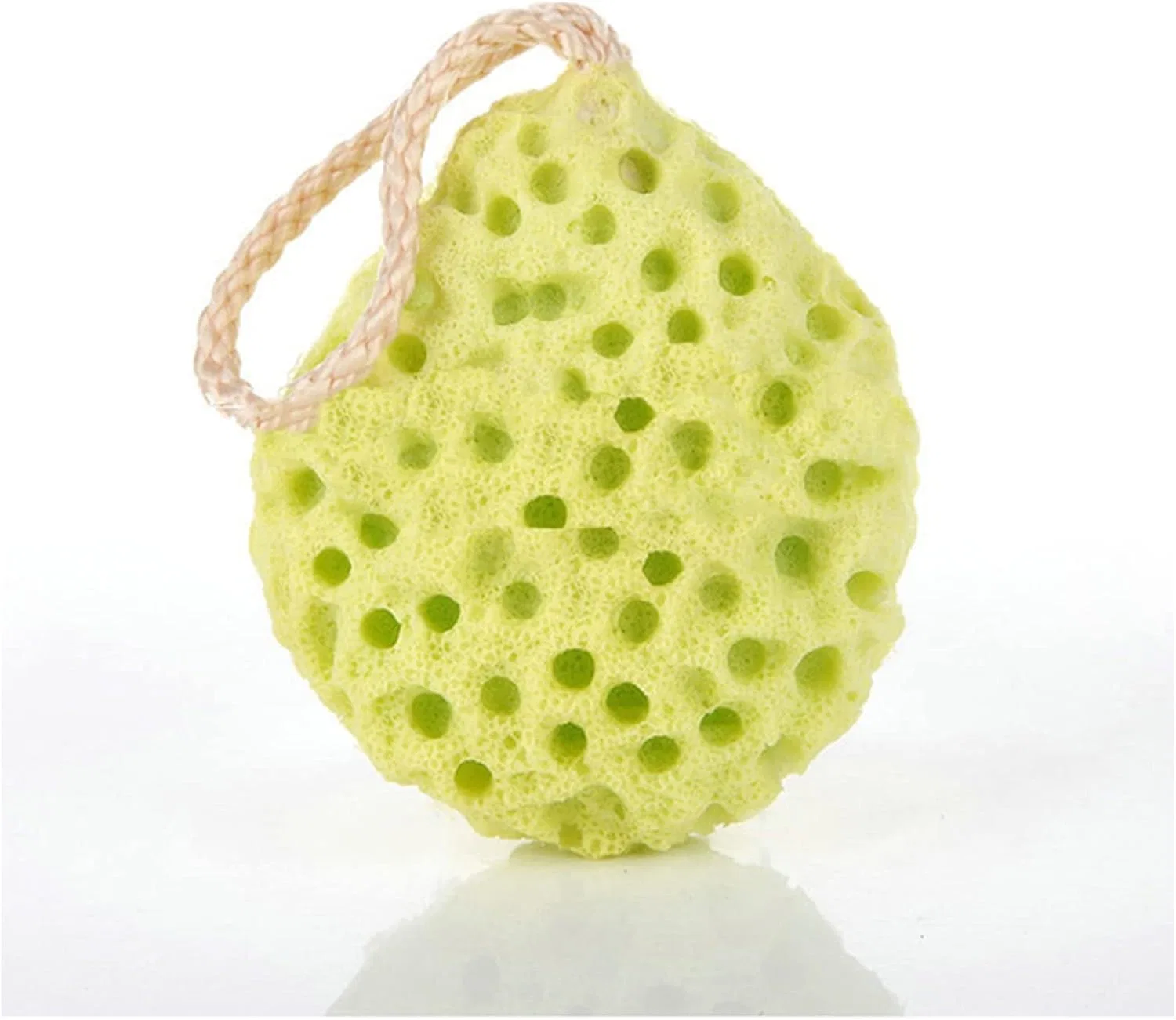 Мочалка для душа шарообразная, BoNene, 1 шт, 250 г, Зеленый