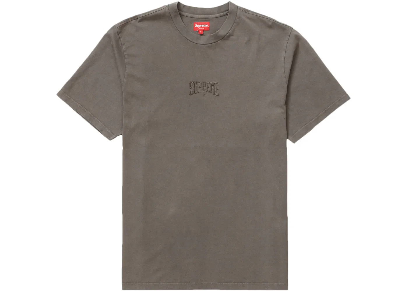 Мужская футболка с кислотной стиркой Supreme, Black