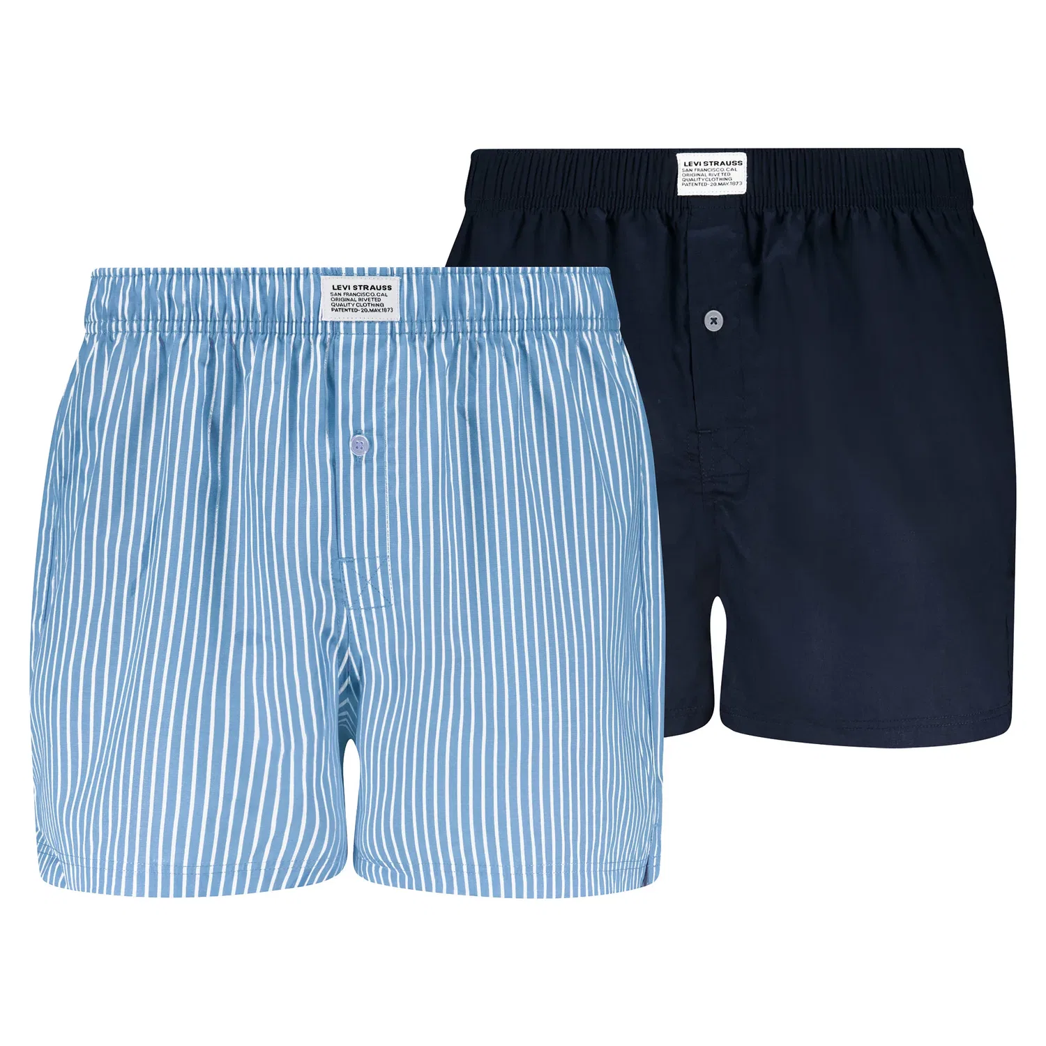 Боксеры тканые комплект из 2 штук Levis, синий