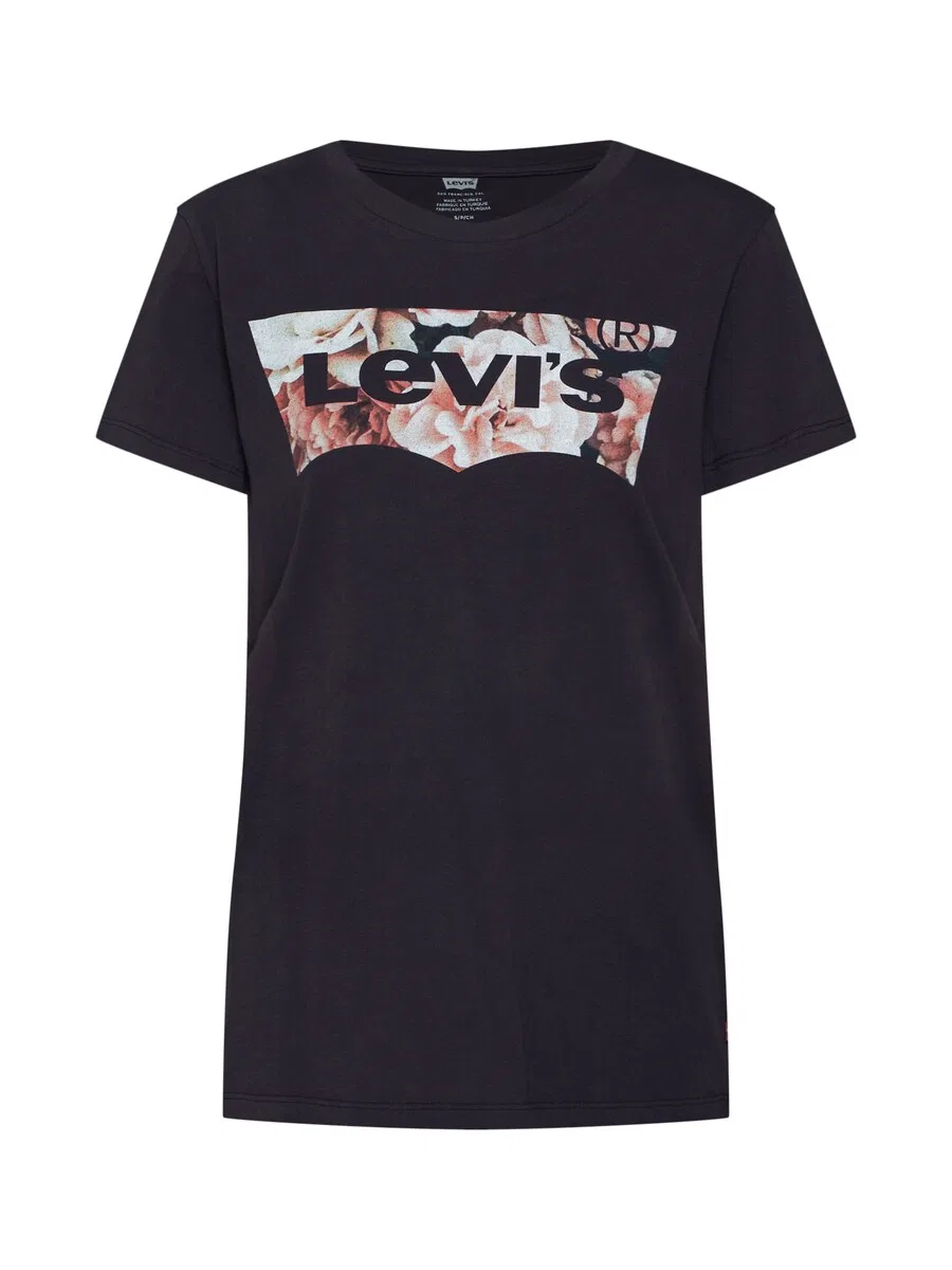 Футболка LEVI'S "Perfect Tee" черного цвета