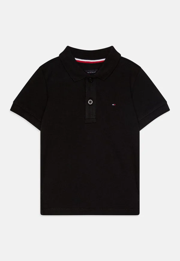Базовая рубашка поло из пике стандартного кроя Tommy Hilfiger, Black — фото 3