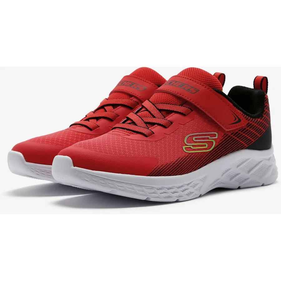 Кроссовки с амортизацией Microspec II Zovrix Skechers, Красный — фото 3