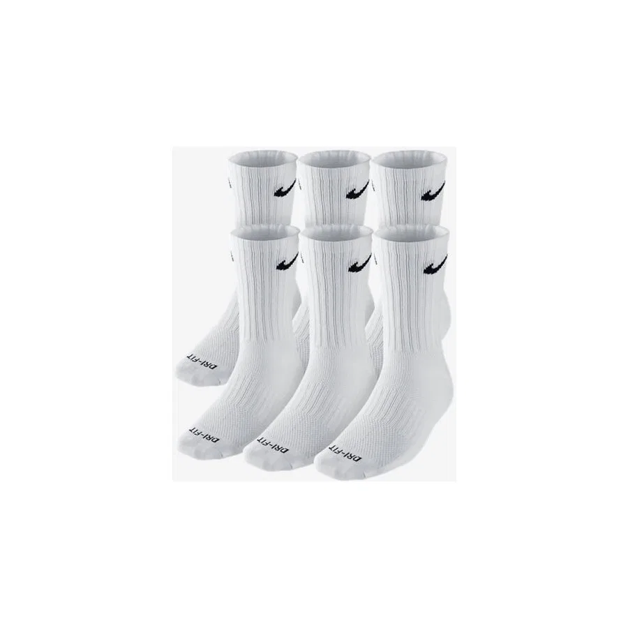 Носки спортивные с длинным рукавом Nike Dri-Fit Cushioned Crew, Белый