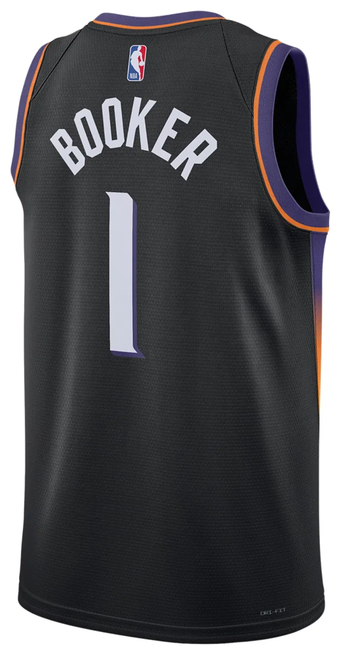Мужская баскетбольная джерси Dri-FIT STM 25 Swingman Jersey Nike, цвет Black/Multi — фото 2