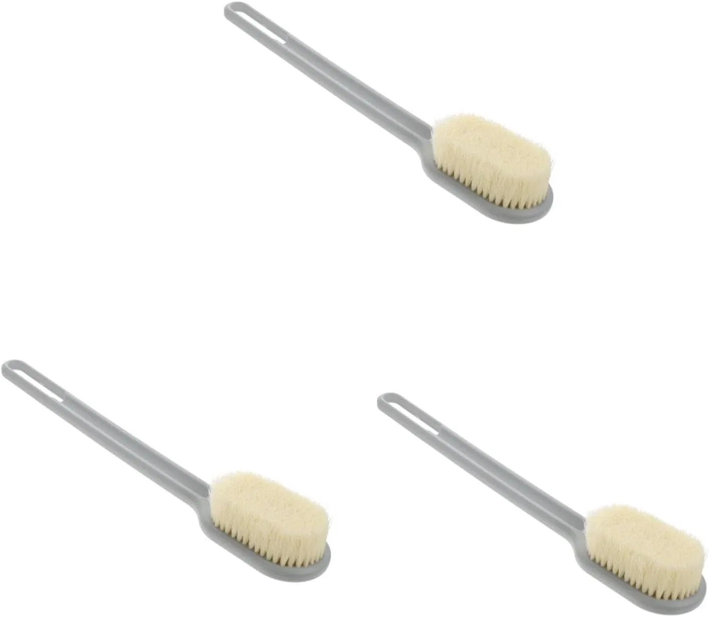 Набор щеток для душа 3 шт, FRCOLOR, пластик, 36x6x4 см