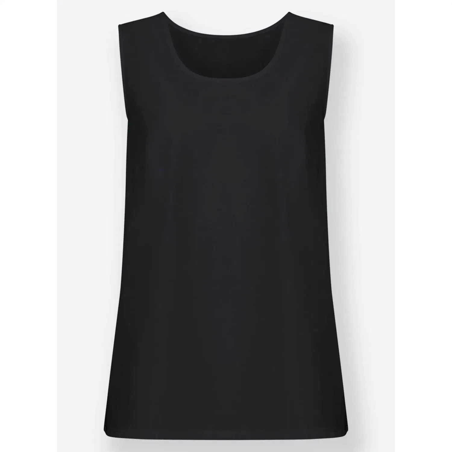 Женская блуза с круглым вырезом Classic Basics, Black — фото 3