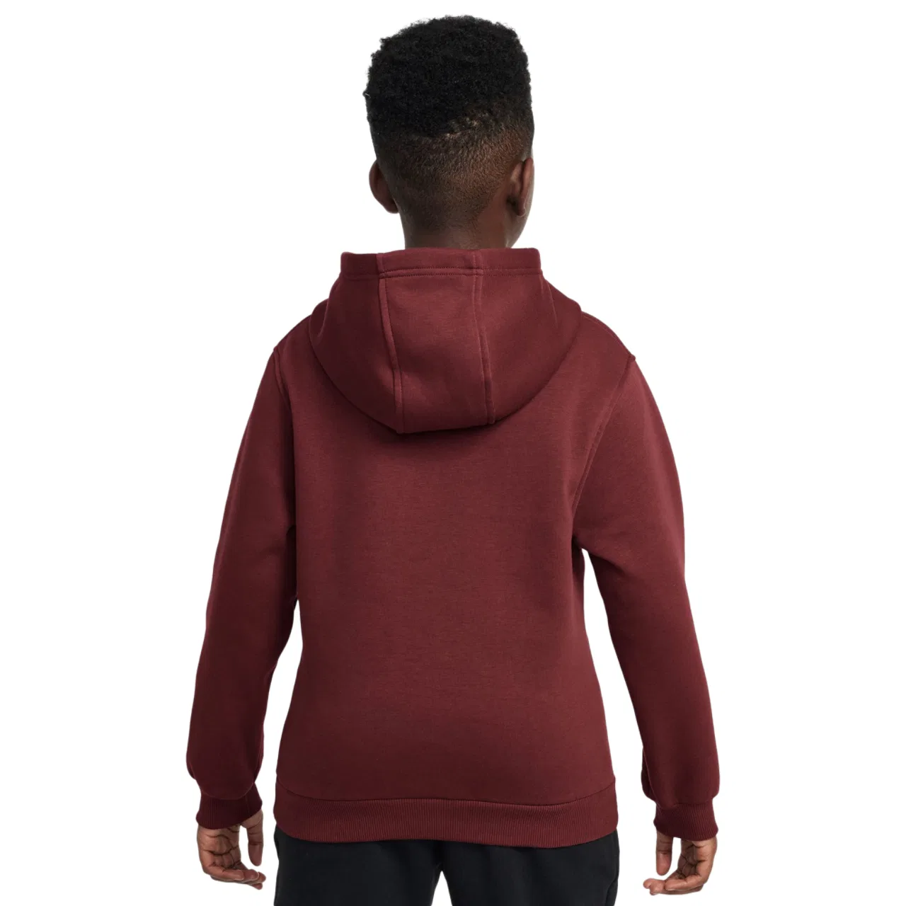 Толстовка для мальчиков Club LBR Fleece Nike, цвет Dark Team Red/White — фото 2