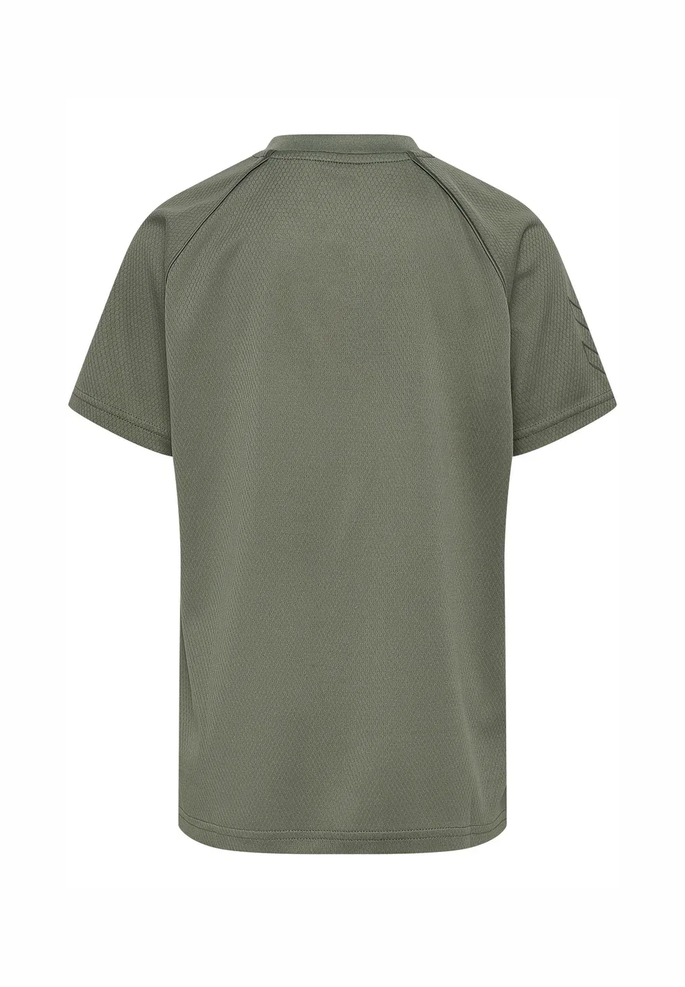 Hmljr reg active t-shirt s/s unisex - print t-shirt Hummel, Castor Gray — фото 4
