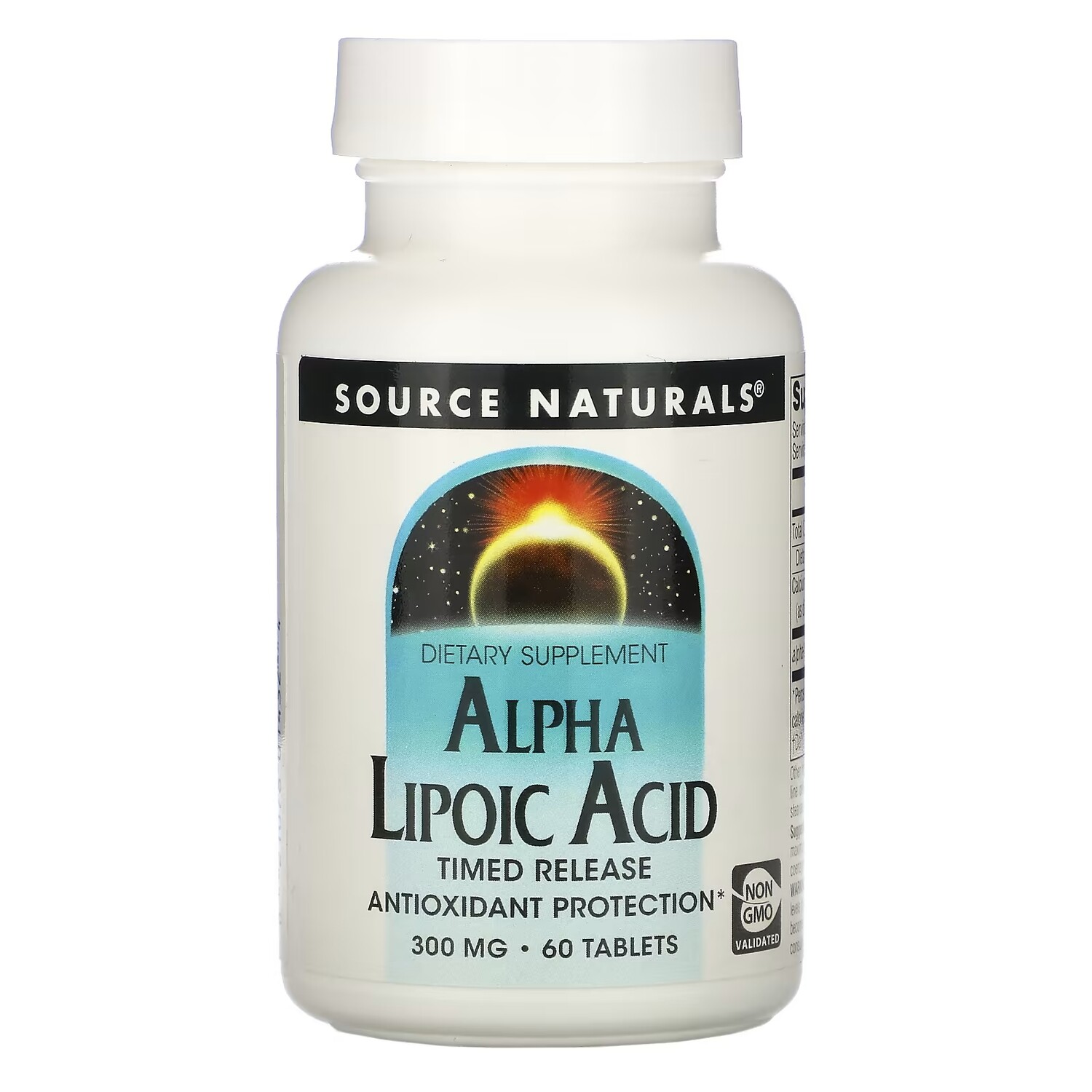 

Source Naturals альфа-липоевая кислота медленное высвобождение 300 мг, 60 таблеток