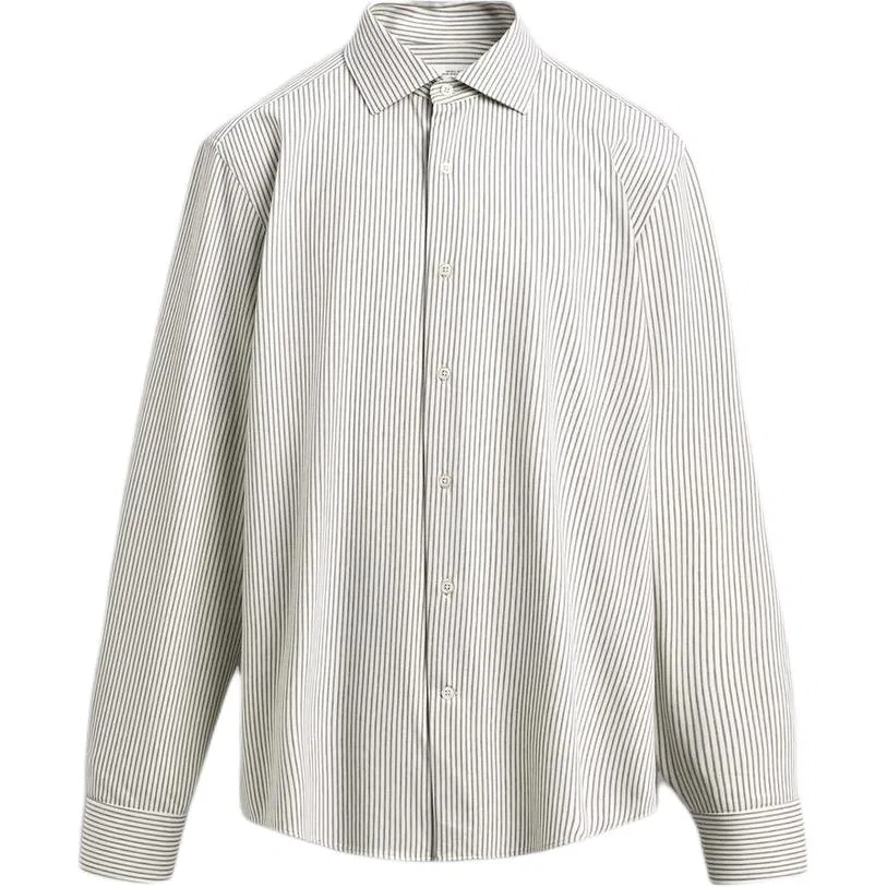 Мужская рубашка с принтом Shirts Men's White/Gray ZARA, White/Gray