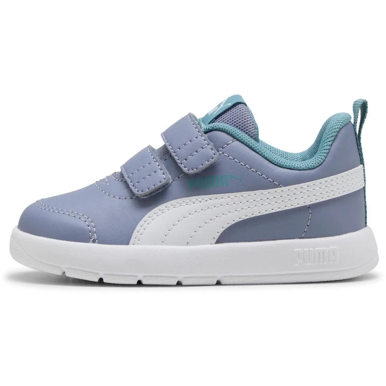 Детские кроссовки с шнуровкой Puma Courtflex V3 V Inf, Grau / Weiss