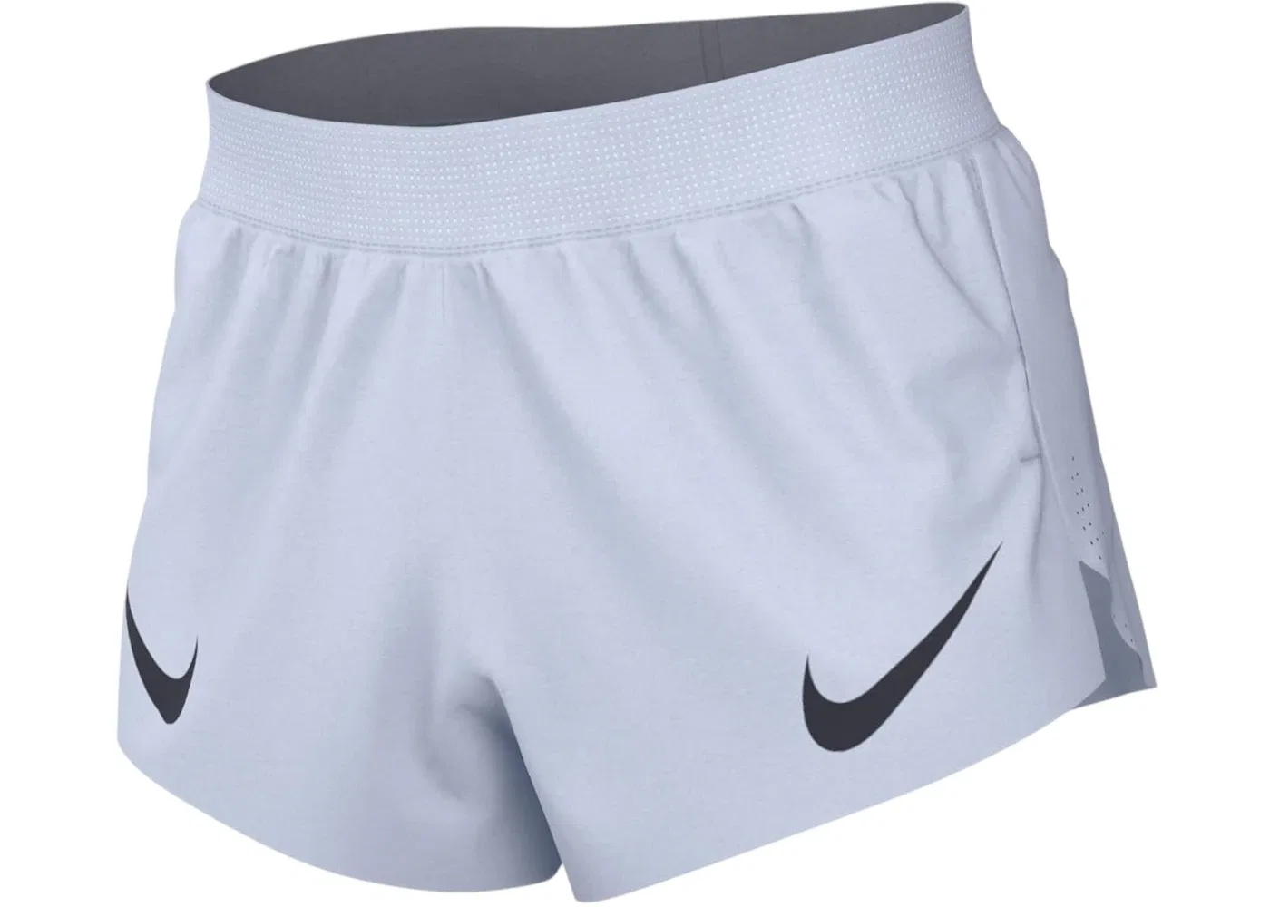 Мужские беговые шорты с брифами Nike AeroSwift 2", цвет Football Grey/Dark Obsidian