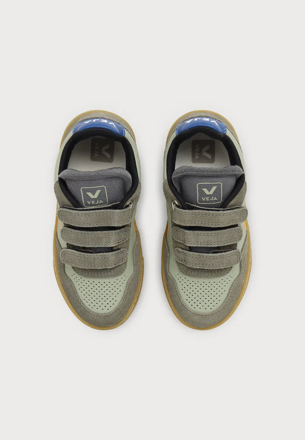 Кроссовки Small v-90 унисекс Veja, Clay Mango Kaki — фото 4