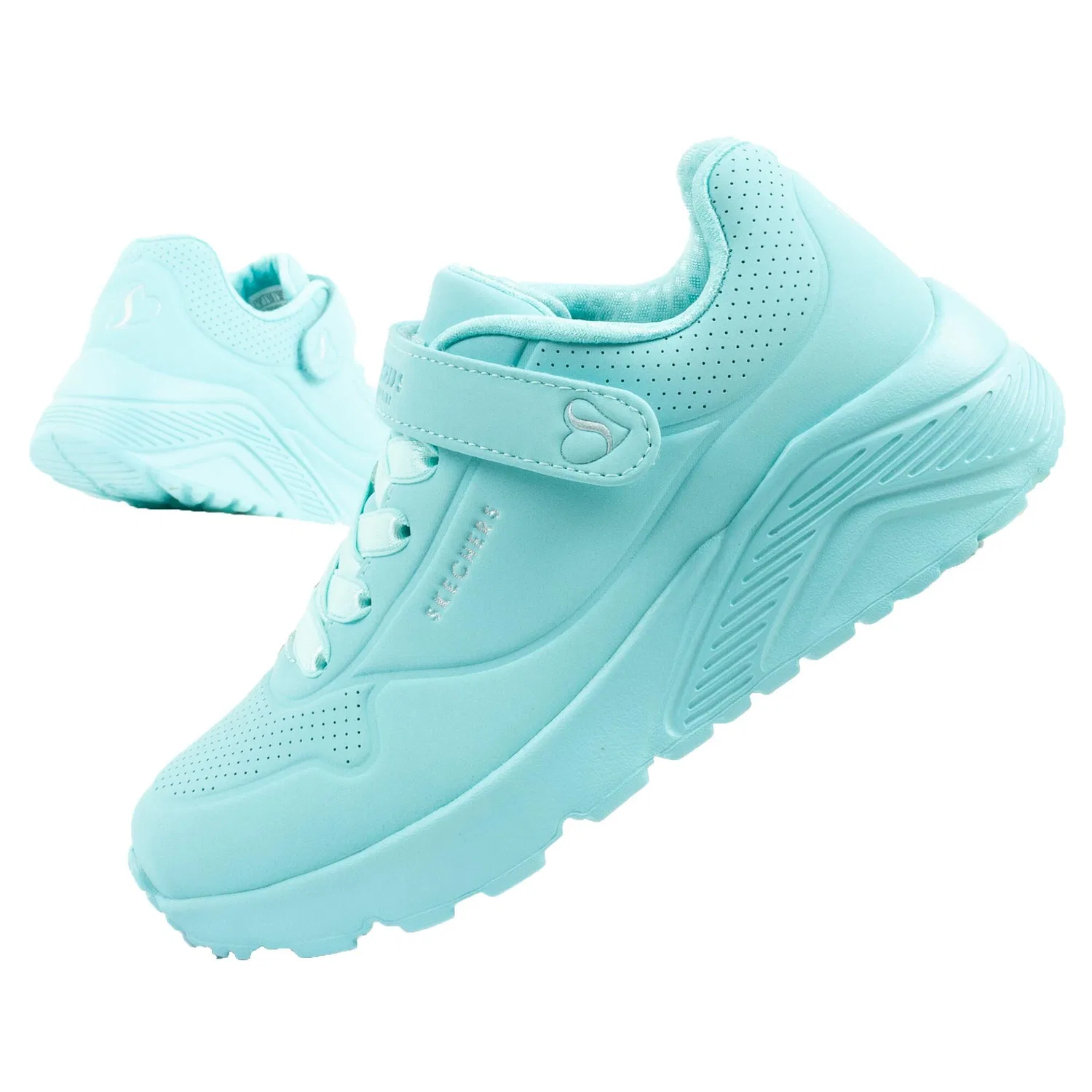 Детские кроссовки с технологией Air-Cooled Memory Foam Skechers Uno Lite, Blau