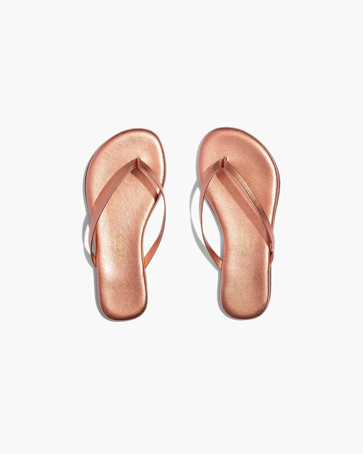 Детские сандалии с металлическим блеском на плоской подошве TKEES, Beach Pearl — фото 3
