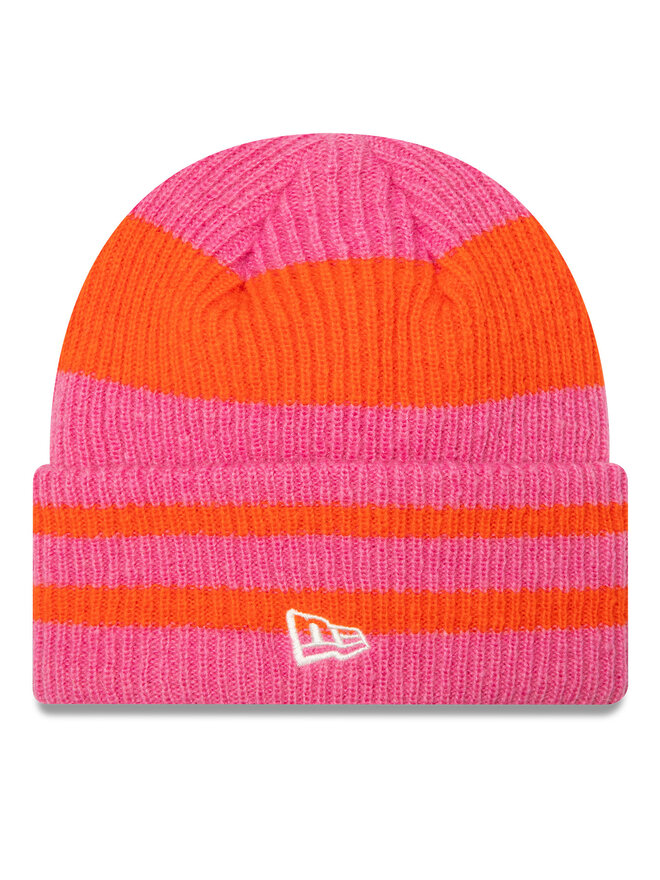 

Зимняя шапка New Era Stripe Cuff Knit Beanie 60580763, розовый