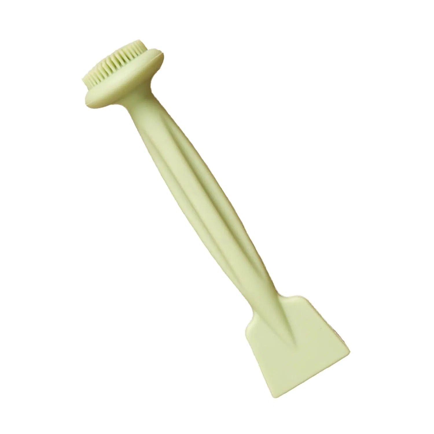 Силиконовая щетка для лица, двойная головка, Matcha Green Generic