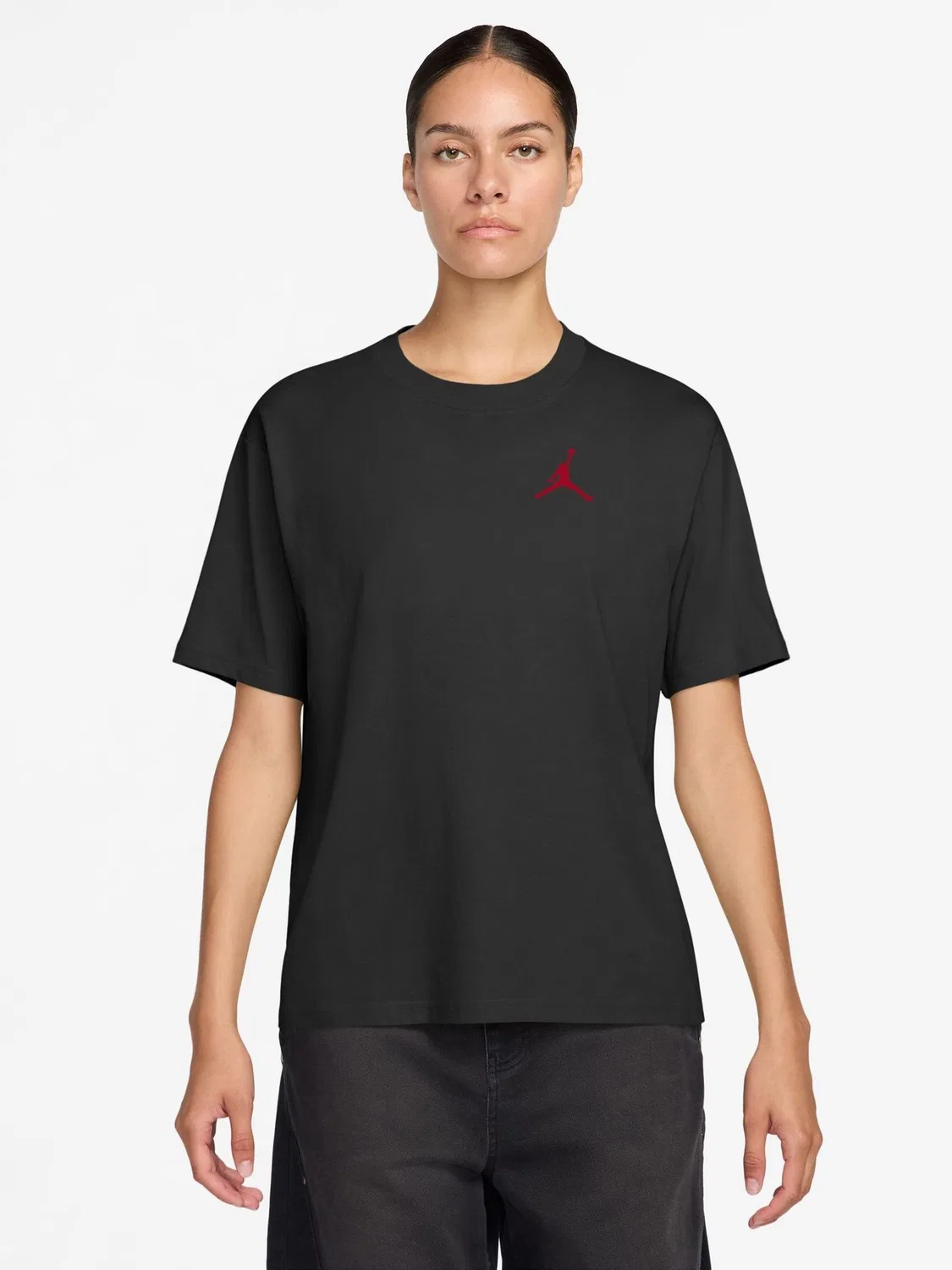 Футболка, хлопок Jordan Black Jordan, черный