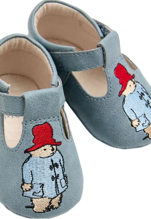 Ботинки с холодной прокладкой Paddington T Bar Pram First Shoes Marks & Spencer, синий — фото 3
