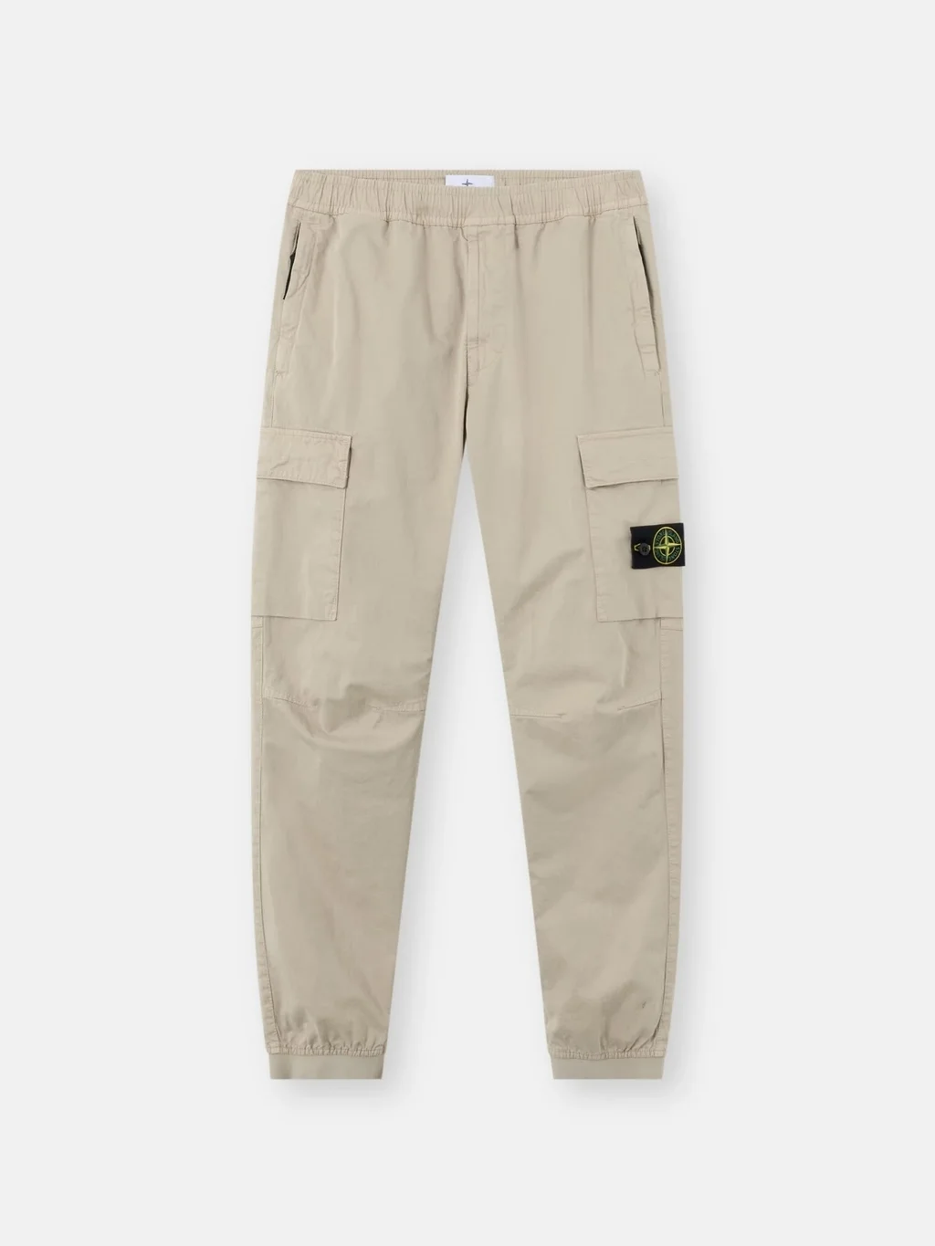 Мужские брюки-джоггеры Stone Island Regular-tapered-fit With Elastic Waist, песочный — фото 2