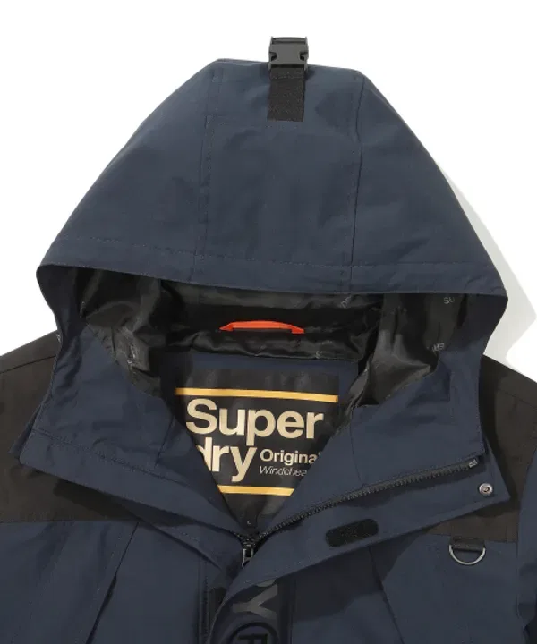Ветрозащитная куртка Signature Windcheater, Superdry, темно-синий — фото 4