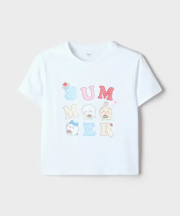 Детский комплект футболка и шорты с Чилчаком, Spao Kids, розовый — фото 2