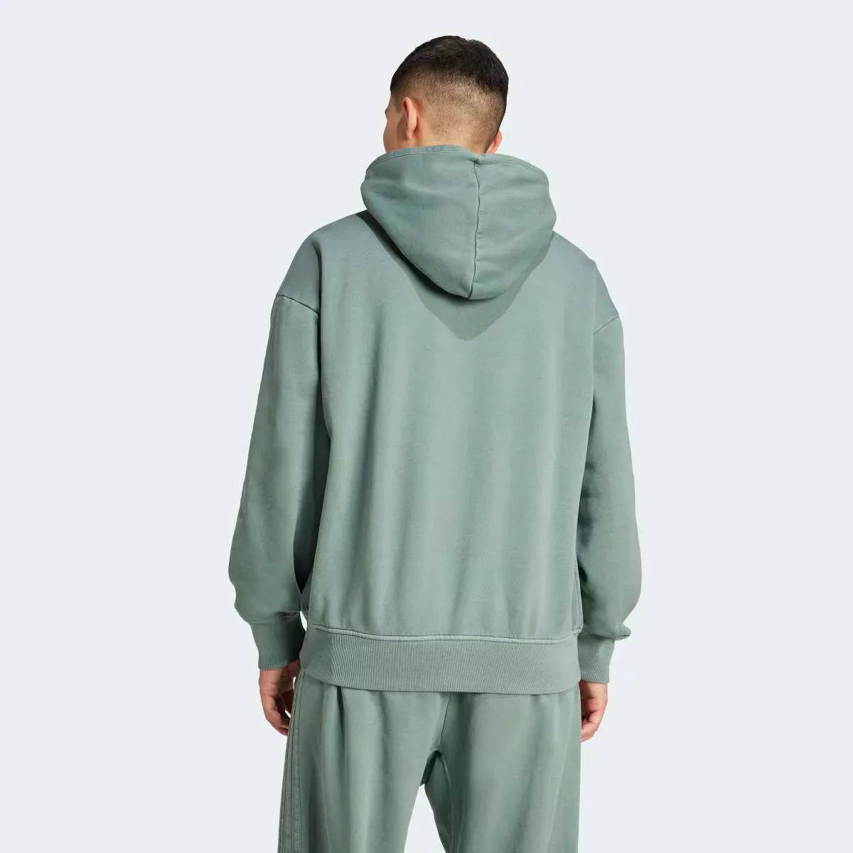 Мужская толстовка, ALL SZN Fleece Washed, adidas, зеленый — фото 2