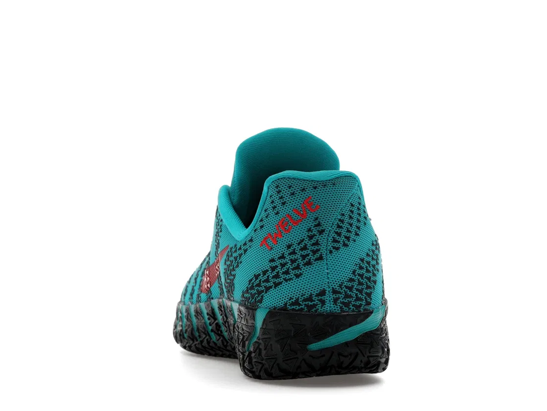 Детские кроссовки для мальчиков Nike Ja 3, Turbo Green/Black/White/University Red — фото 4
