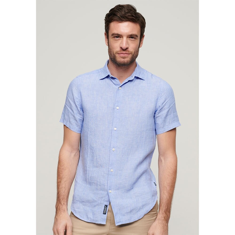 

Футболка Superdry Studios Casual Linen, синий