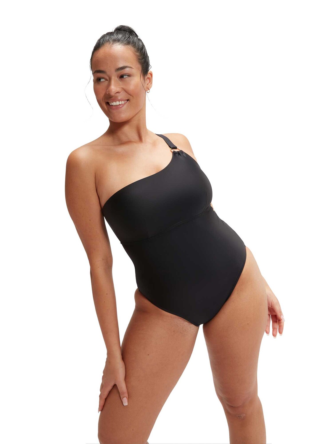 

Цельный купальник Speedo WOMENS SHAPING ASYMMETRIC, черный