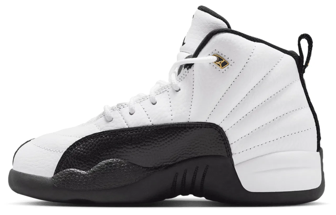 Баскетбольные кроссовки для мальчиков Retro 12 Jordan, цвет White/Black/Taxi — фото 2