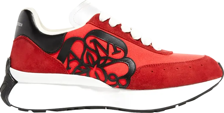 

Кроссовки Alexander McQueen Sprint Runner Lust Red, красный