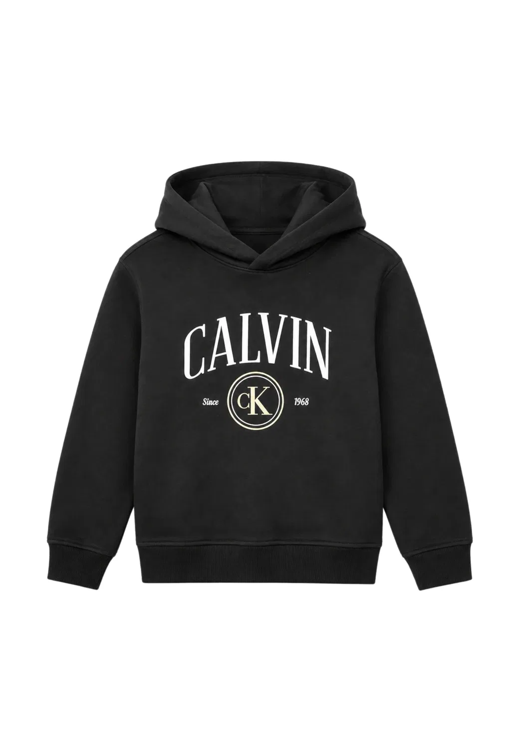 Худи Calvin Klein в форме круга - худи Calvin Klein Jeans, Black-Beh — фото 4