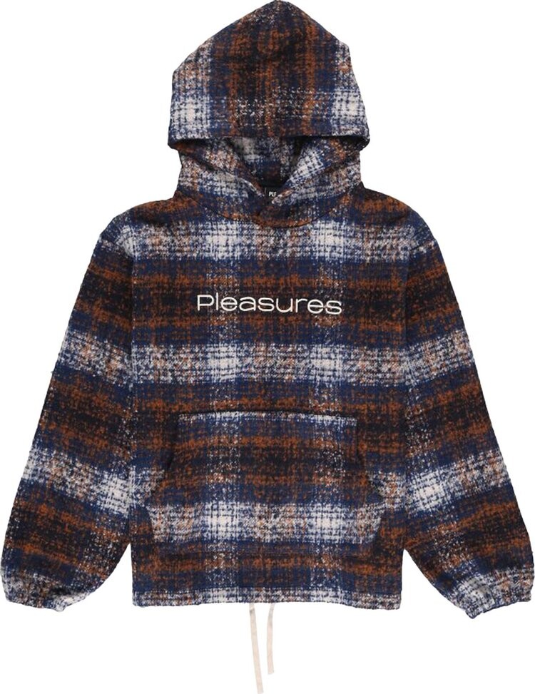 

Худи Pleasures Machinist Poncho Hoodie 'Brown/Blue', коричневый