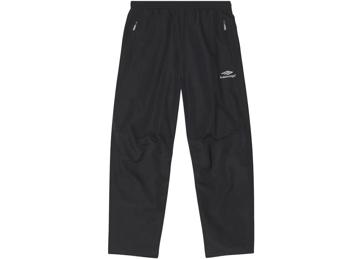 Мужские спортивные штаны с логотипом Pants Balenciaga, Black/Grey Logo