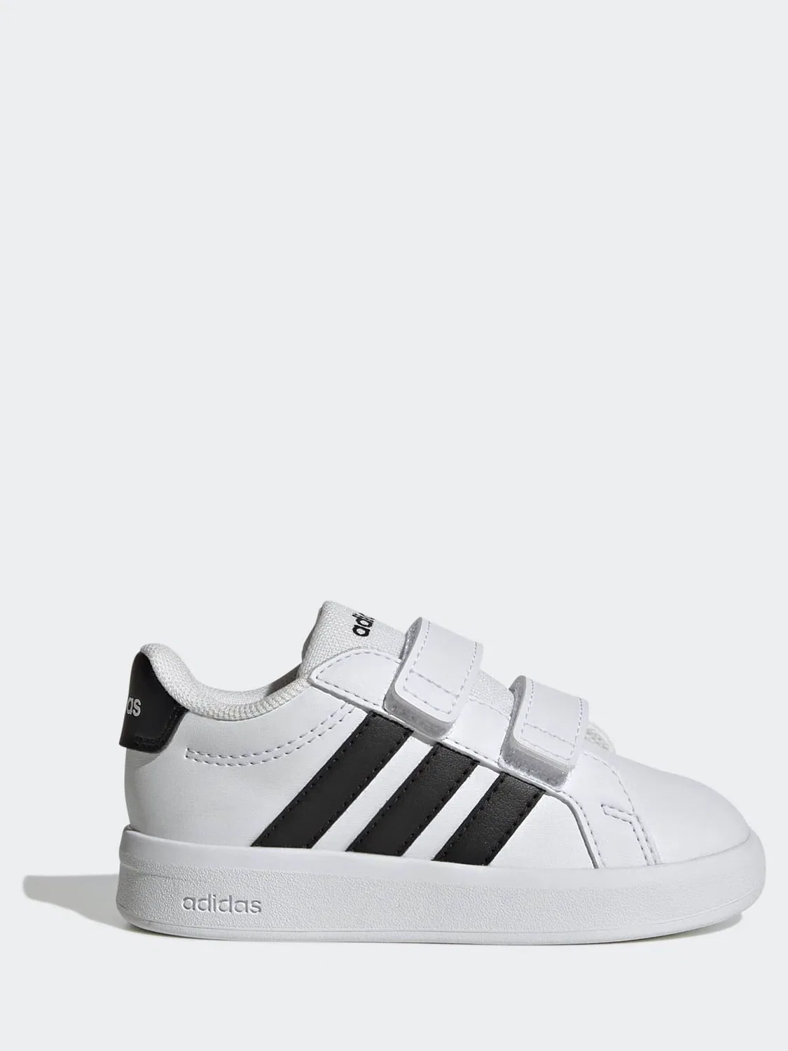 Кроссовки детские Grand Court 3.0 adidas, белый/черный