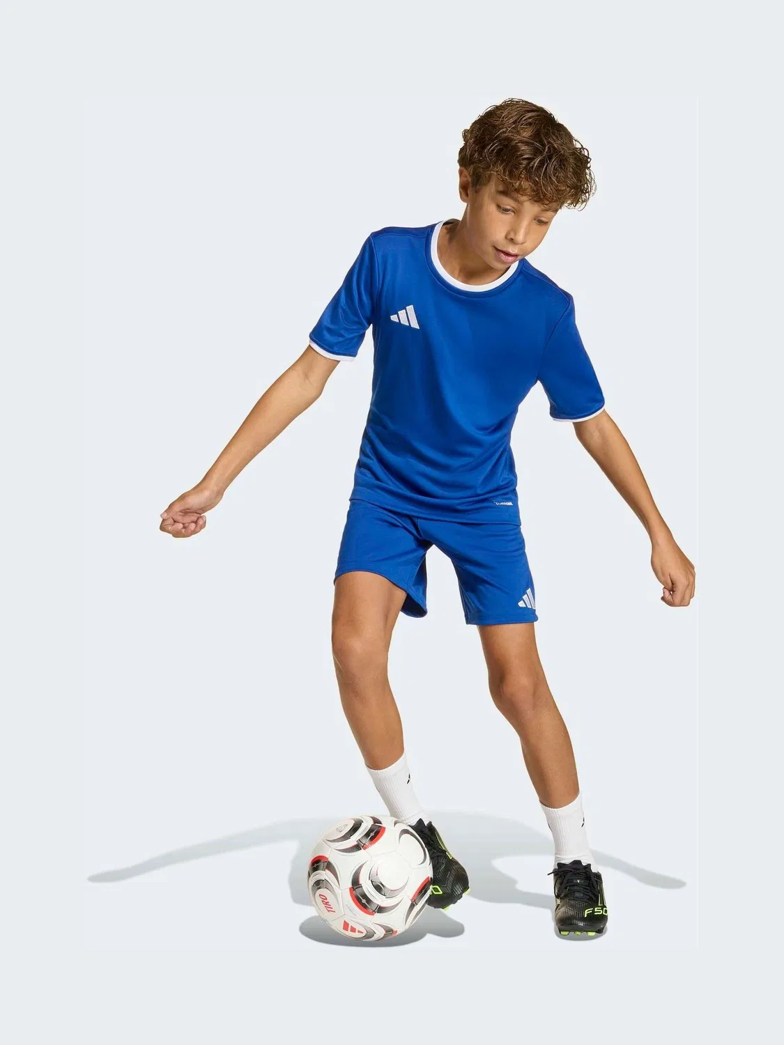 Шорты тренировочные Entrada 26 adidas, синий — фото 4