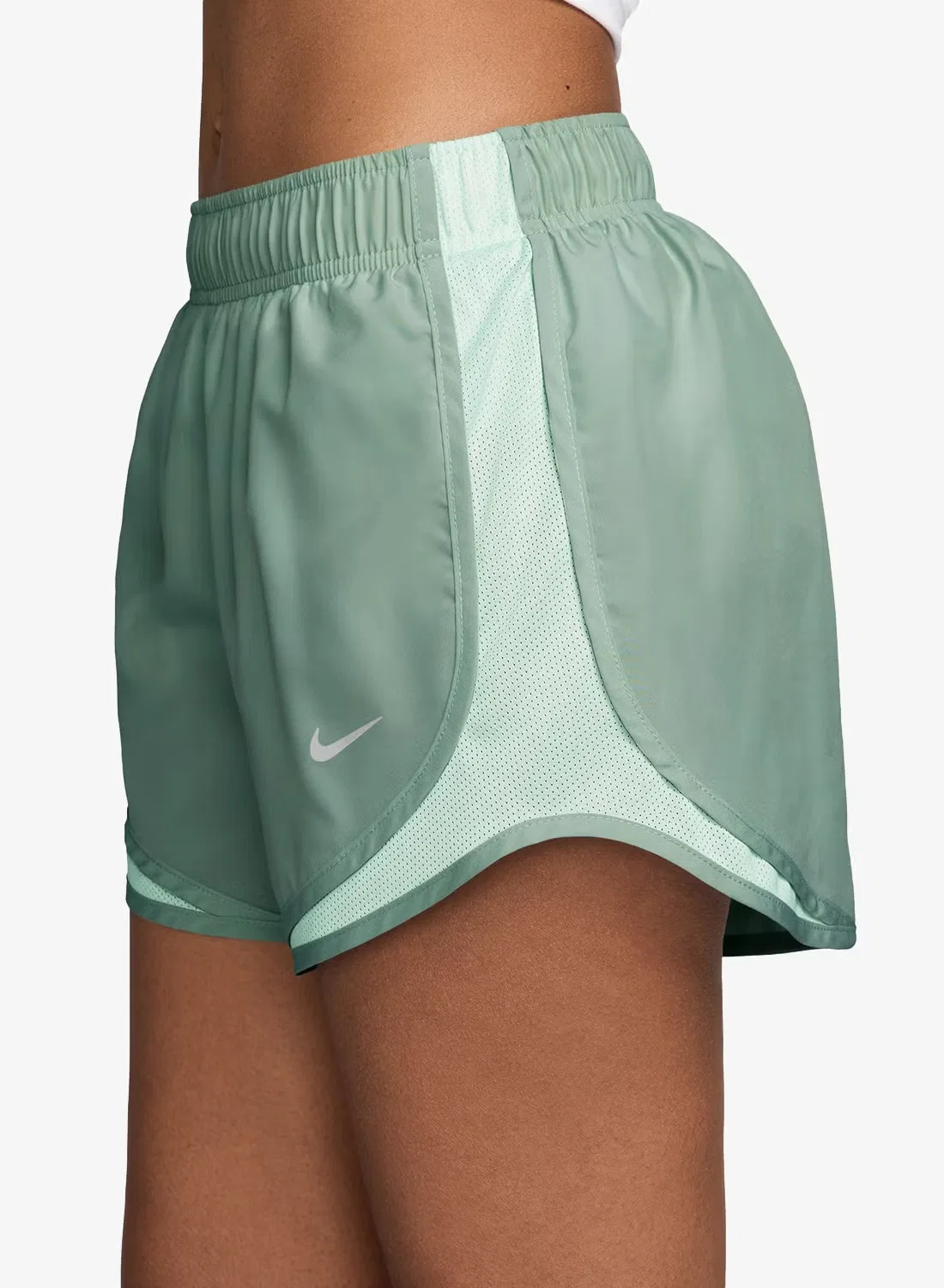 Шорты беговые с технологией Dri-FIT Tempo Nike, хаки — фото 3