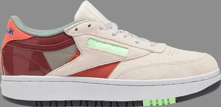 

Кроссовки wmns club c double 'ceramic pink multi' Reebok, розовый, Розовый;серый, Кроссовки wmns club c double 'ceramic pink multi' Reebok, розовый
