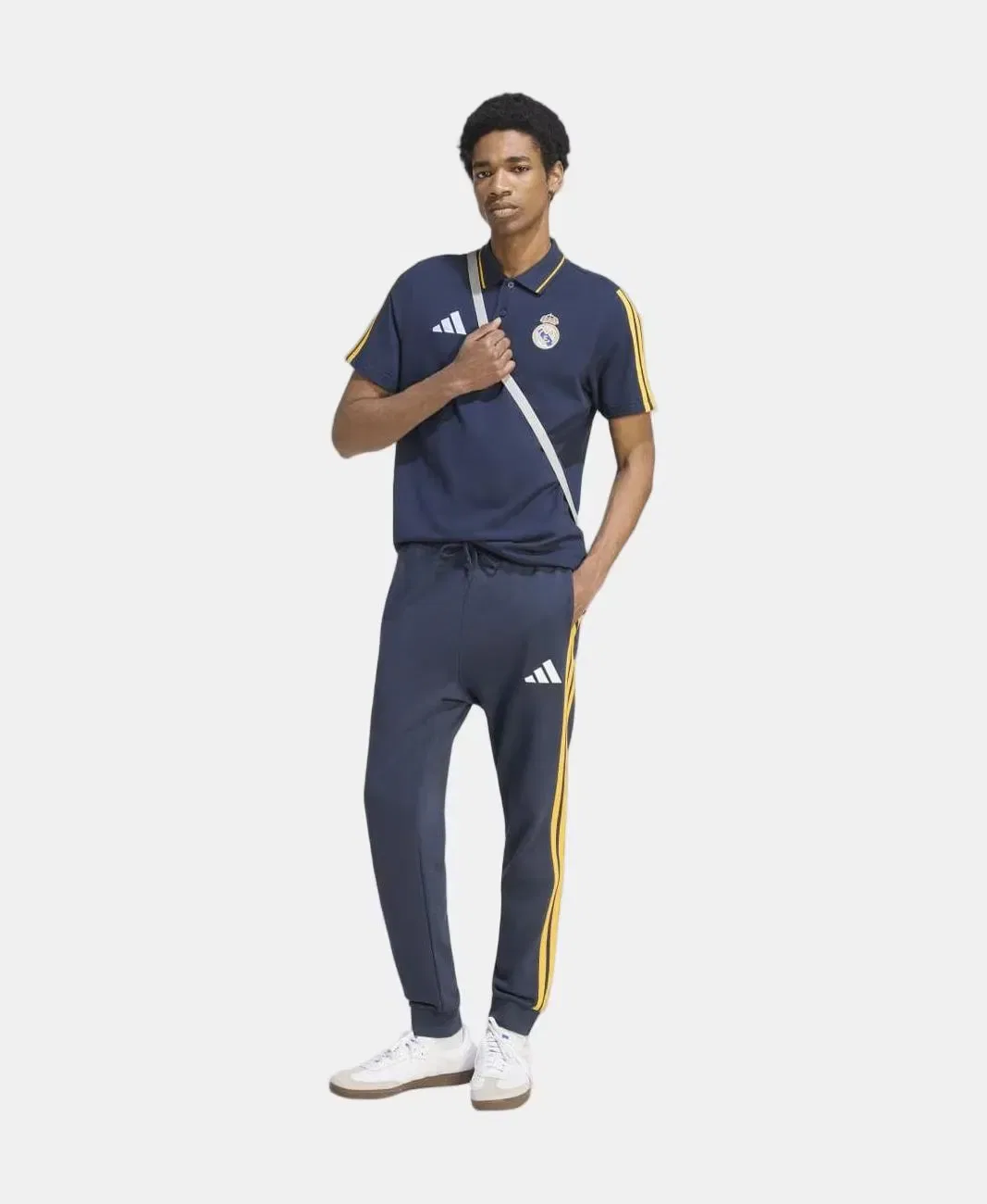Мужская футболка DNA Real Madrid CF 2026/2027 adidas, Azul Marino — фото 3