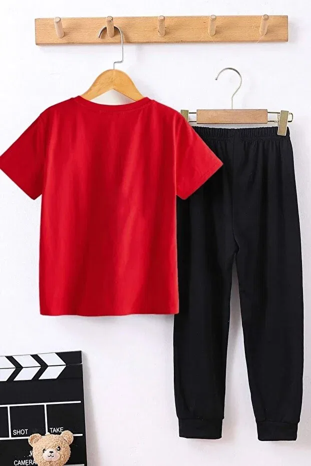 Детский спортивный костюм для девочек с принтом Sportswear Trendypassion, Red — фото 2