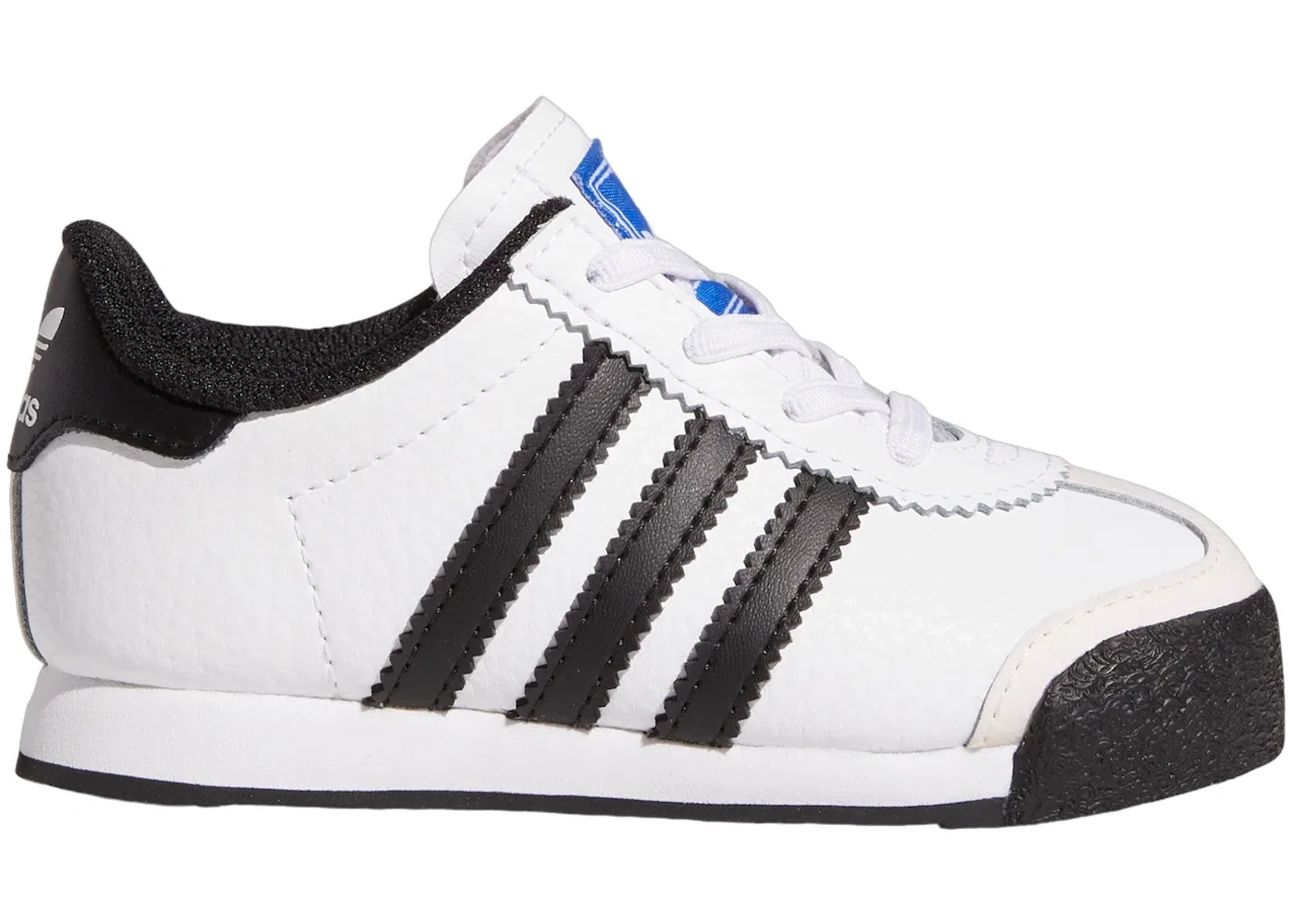Детские кроссовки для мальчиков с замшевым верхом Adidas Samoa, Cloud White Core Black Blue