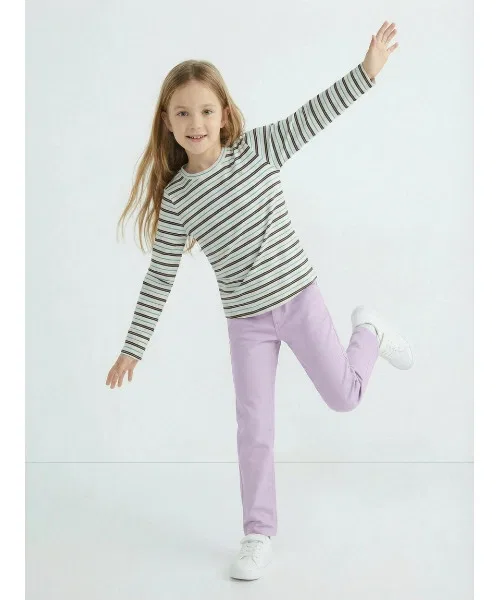 Детские брюки-чинос с длинным рукавомSlim Fit hakka kids, Purple
