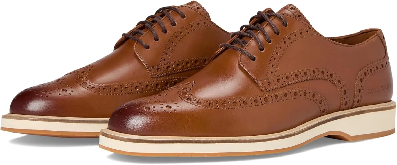 Мужские оксфорды Cole Haan Morse Grand Wingtip, слоновая кость