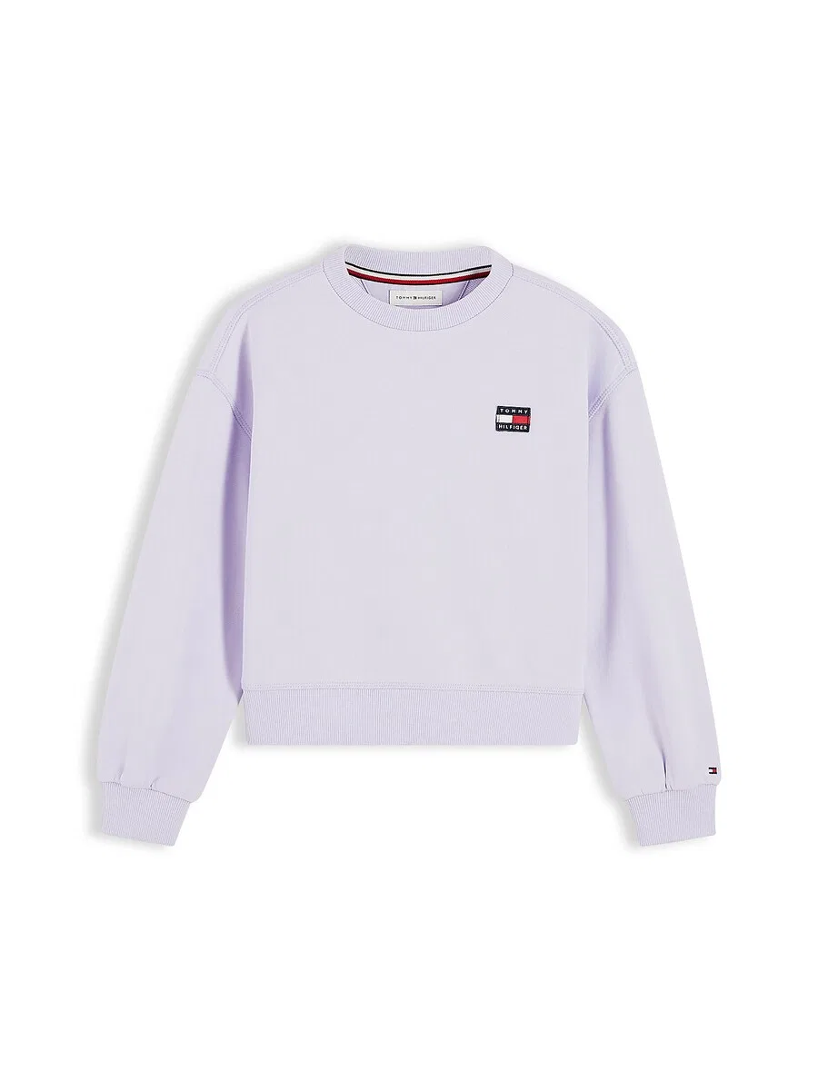 Толстовка TOMMY HILFIGER 'Heritage' светло-фиолетового цвета