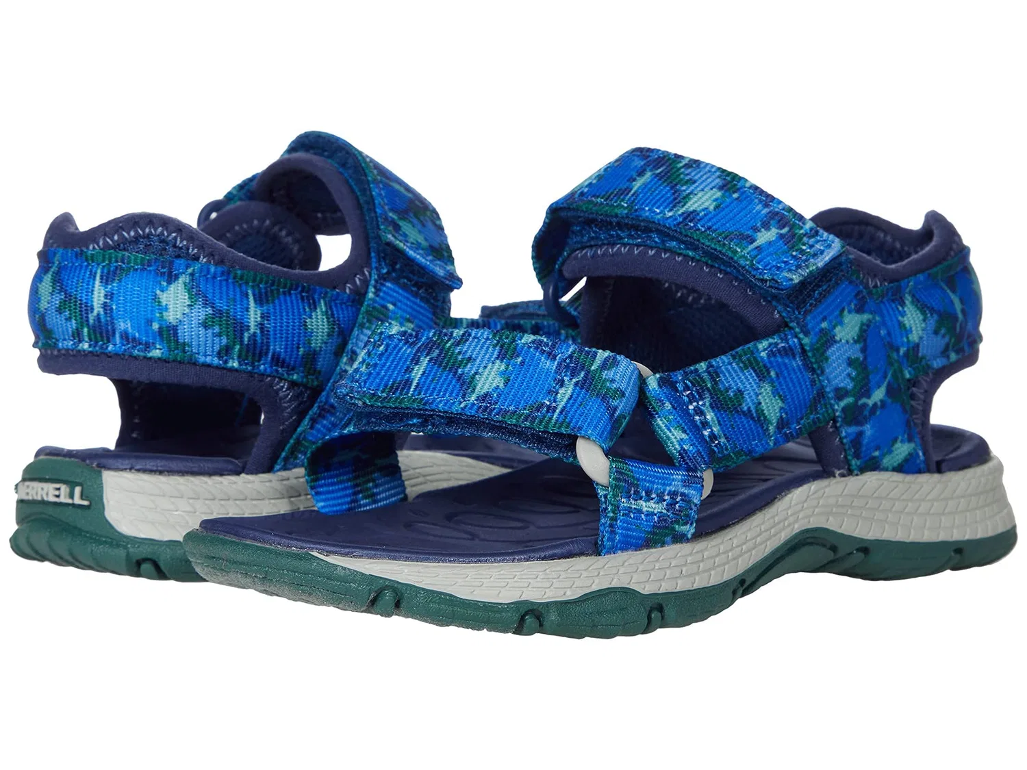 Детские сандалии для мальчиков с принтом Kahuna Web Merrell, Blue Dino
