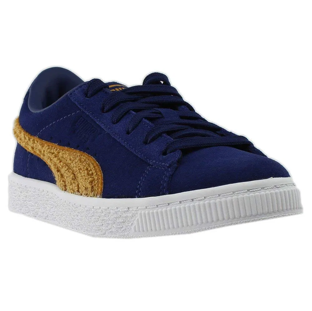 Детские кроссовки для мальчиков классические PUMA, Blue Depths Inca Gold — фото 2