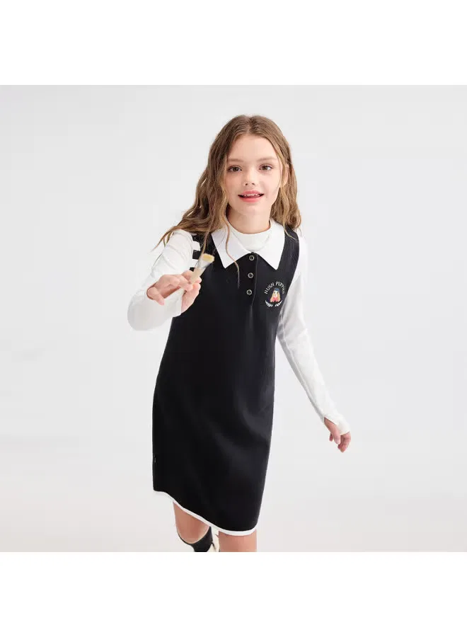 Платье-жилет универсальное с новогодним принтом Hush Puppies — фото 3